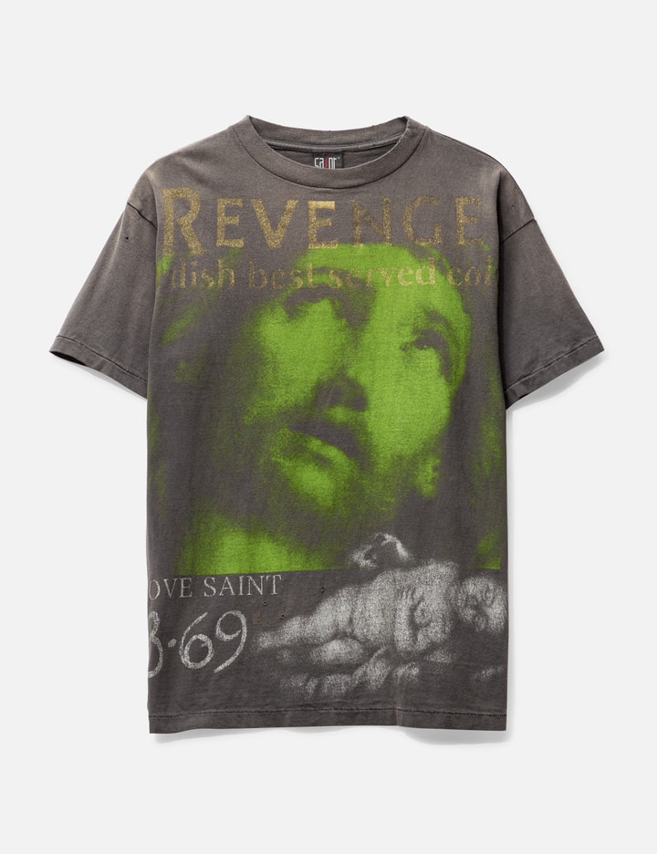Revenge Men's Short Sleeves Graphic T-Shirt