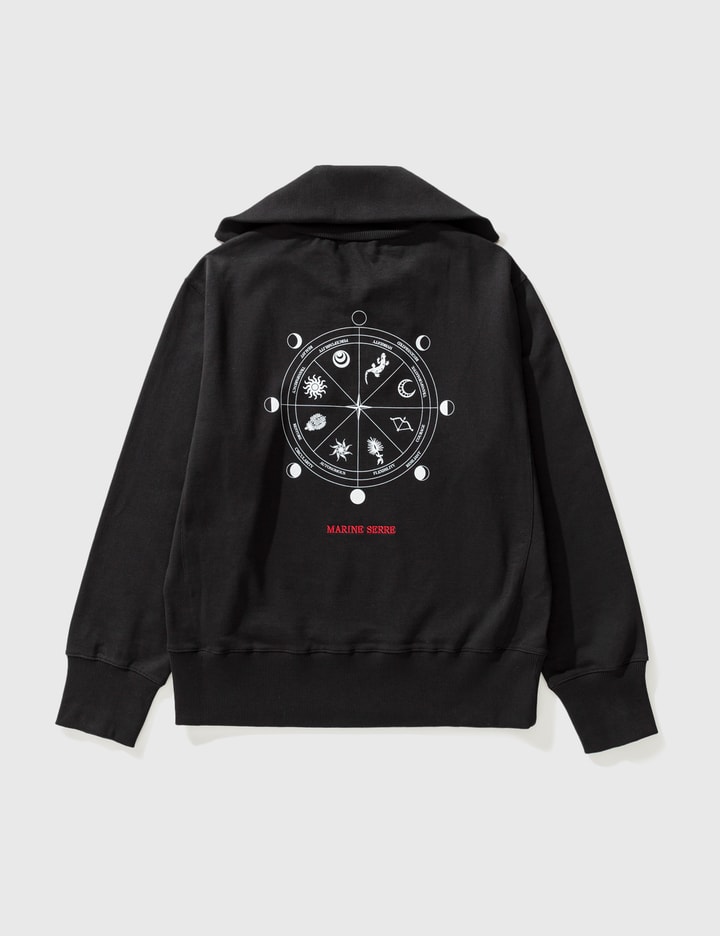 Ecofuturist Printed Half-zip Sweatshirt Placeholder Image