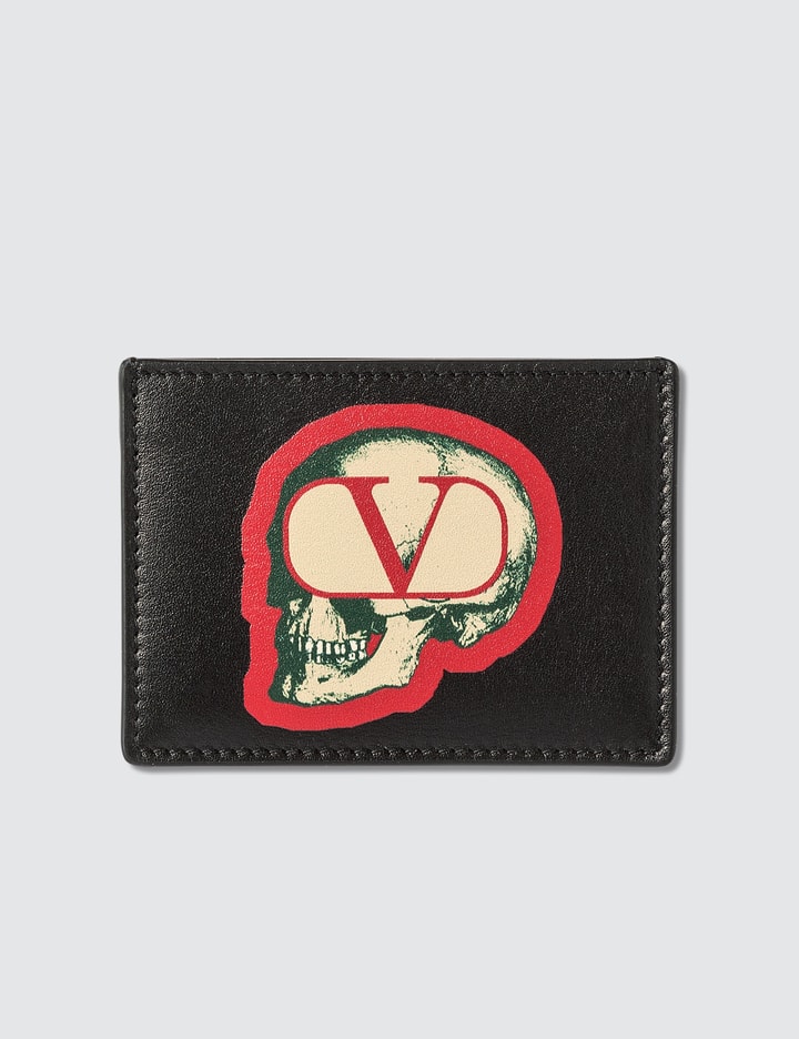 Valentino Garavani x Undercover Skull Logo Card Holder Placeholder Image