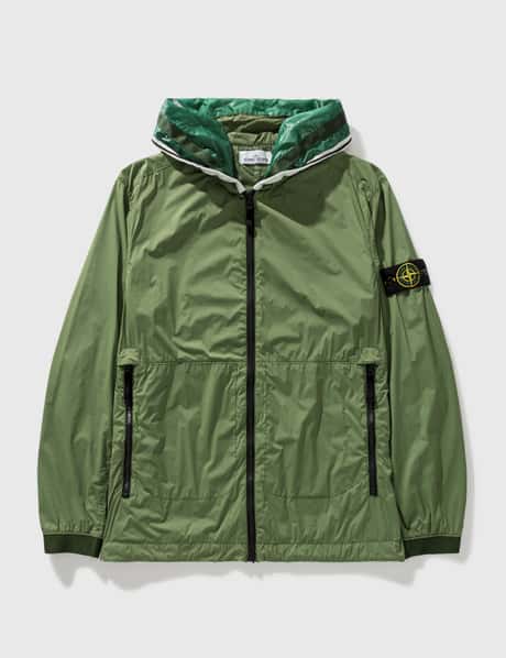 Stone Island Skin Touch Nylon Tc Hooded Jacket Stone Island Skin
