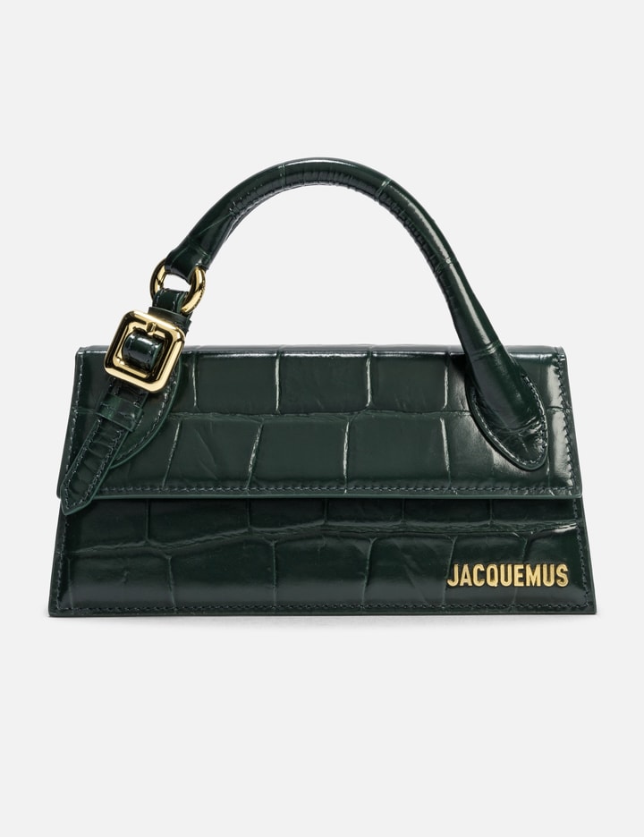 Jacquemus Le Chiquito Long Boucle Handbag In Green
