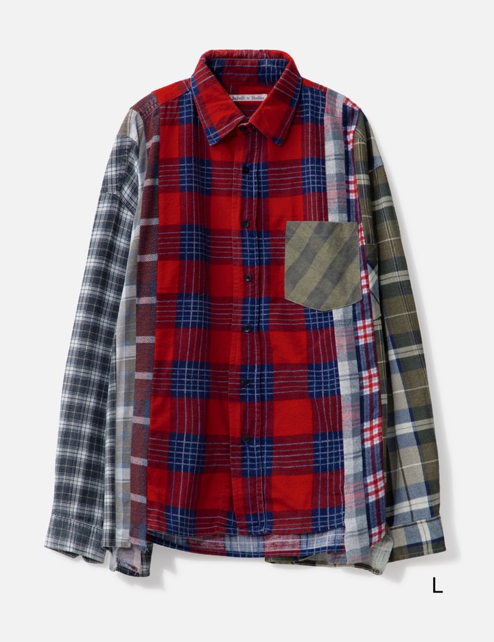 7 Cuts Wide Flannel Shirt Placeholder Image