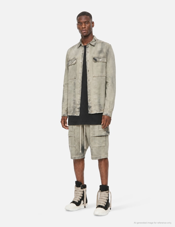 Rick Owens Drkshdw Mineral Wash Creatch Cargo Pods
