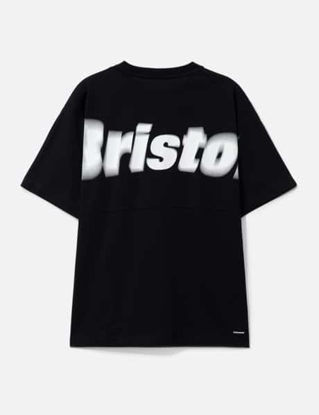 F.C. Real Bristol - BLURRED BIG LOGO S/S TEAM BAGGY T-SHIRT | HBX 