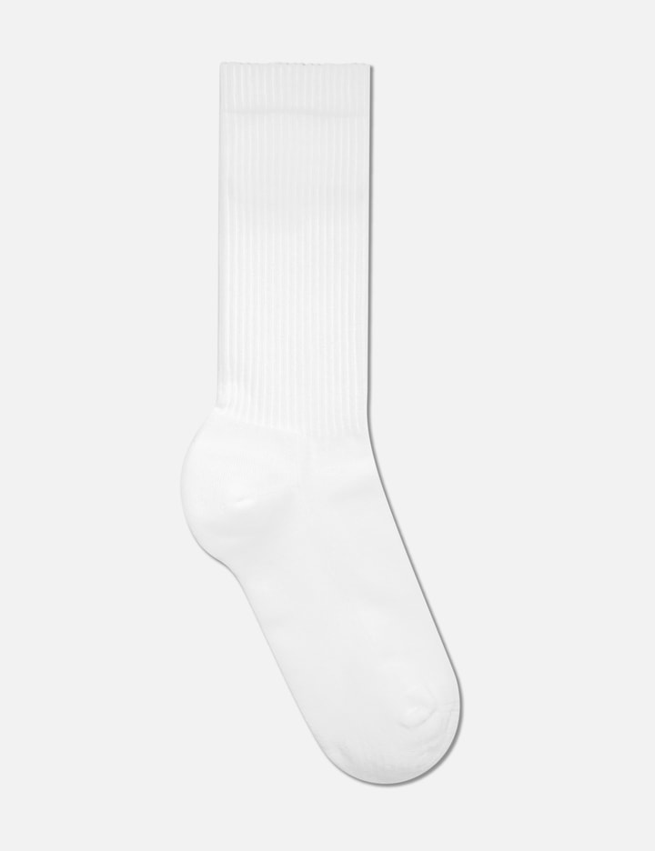 Shop Jacquemus Les Chaussettes  Socks In White