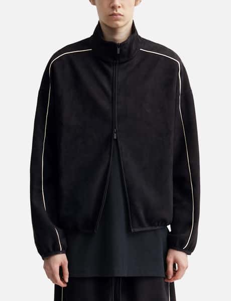 Suede Fleece Signature Modern Track Jacket view 10