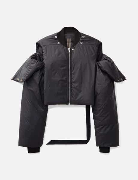 Rick Owens Drkshdw Convertible Jacket In Nylon