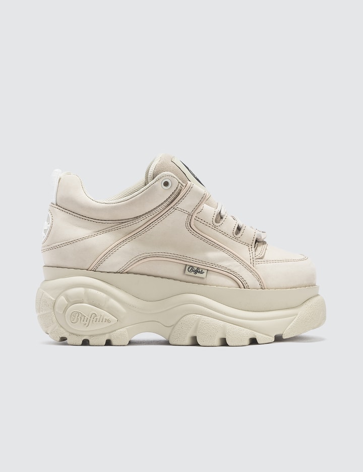 Buffalo Classic Cream Low Top Platform Sneakers Placeholder Image