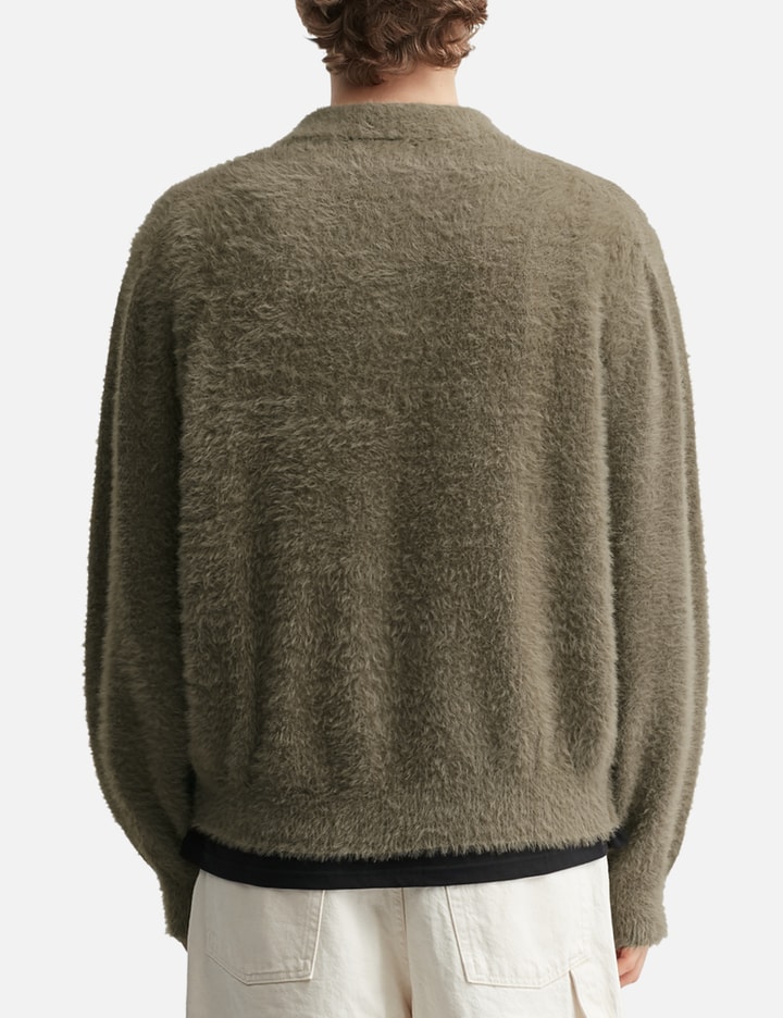 SCT-Logo Shaggy Knit Polo Placeholder Image