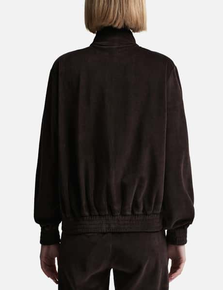 Sporty & Rich - スクリプト ベロア トラックジャケット | HBX  