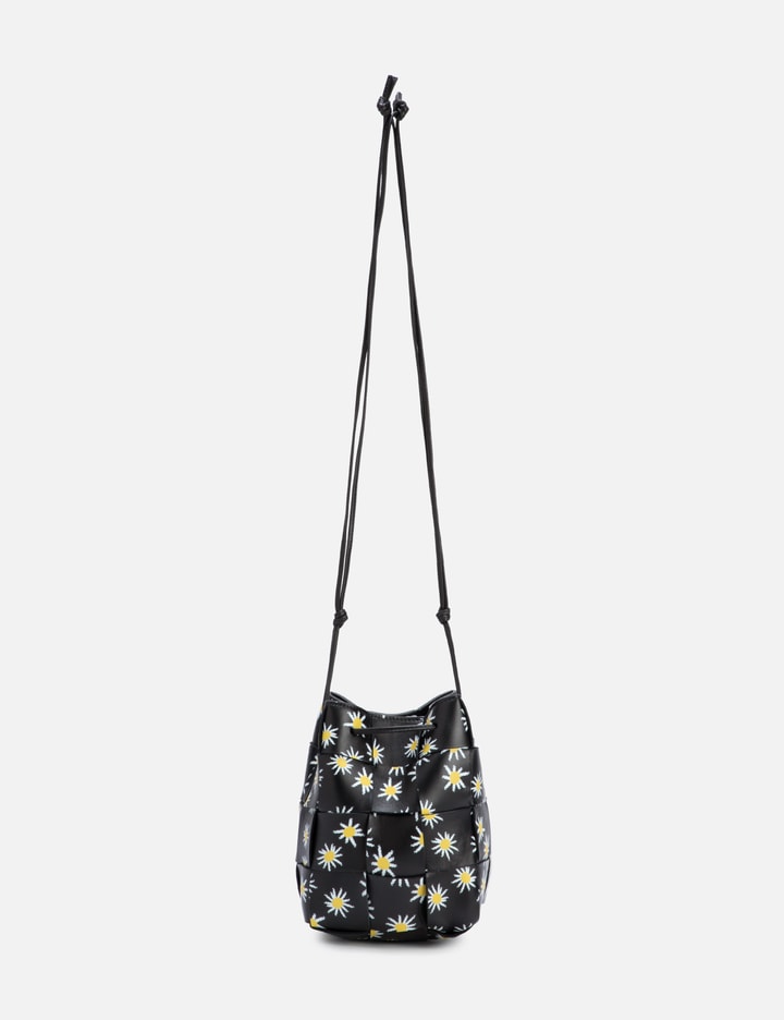 Bottega Veneta Small Cassette Cross-body Bucket In Black
