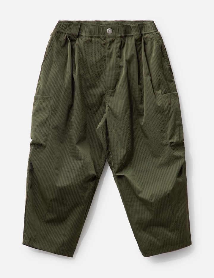 SEERSUCKER CROPPED CARGO PANTS Placeholder Image