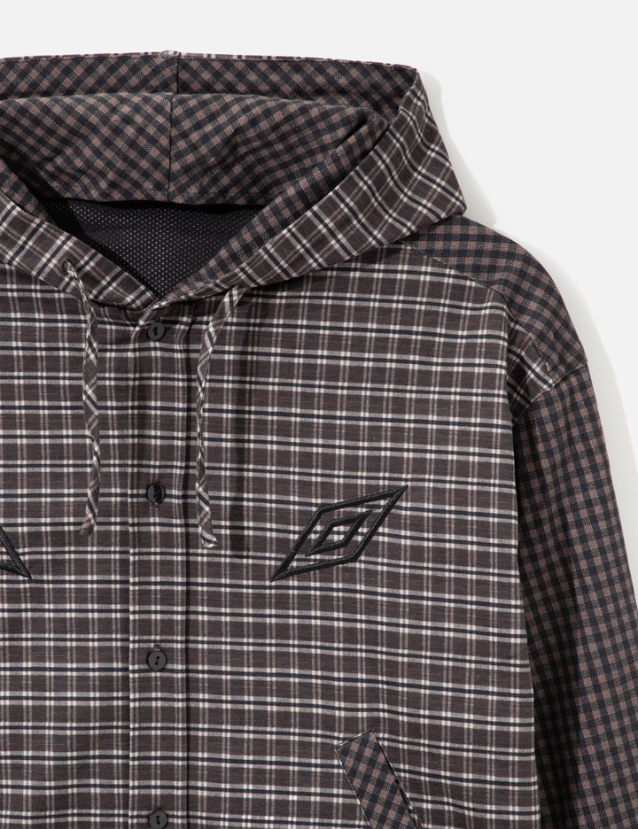 Umbro Slam Jam X Umbro Double Plaid Overshirt Dark