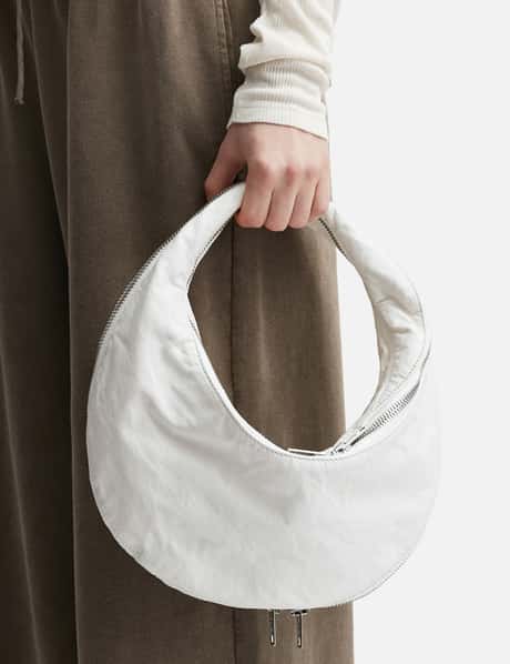 Alexander Wang White Leather Shoulder Bag ❤️ ALEXANDER WANG Big Hand Bag Ivory White Leather Handbag  main image 4