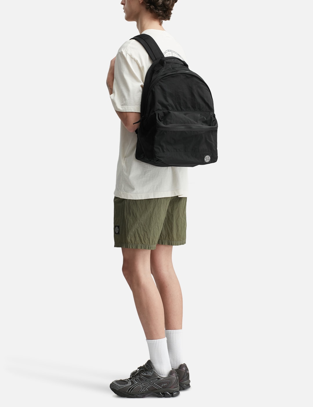 Coated Nylon Metal In Econyl® Backpack view 18