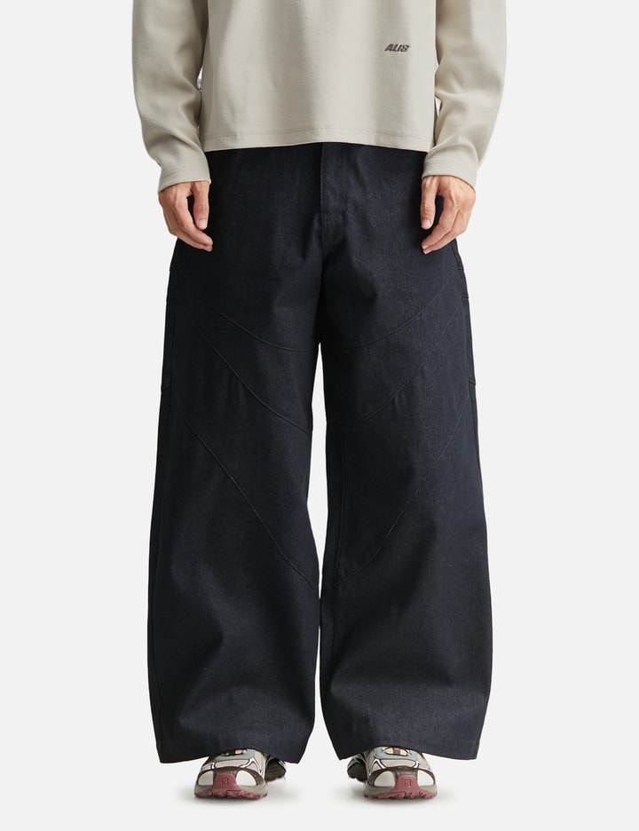 Danie Barrel Denim Pants view 3