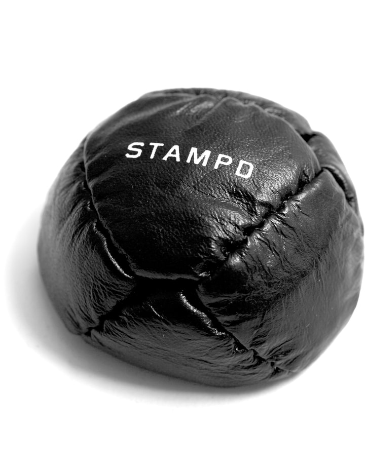Black Leather Footbag Placeholder Image