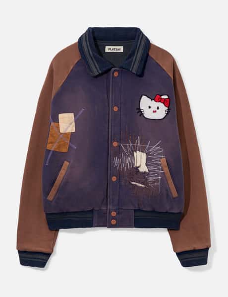 Plateau Studio Kitty Sweat Varsity Jacket