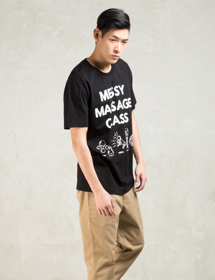 Black S/S Messy Message Class T-Shirt Placeholder Image