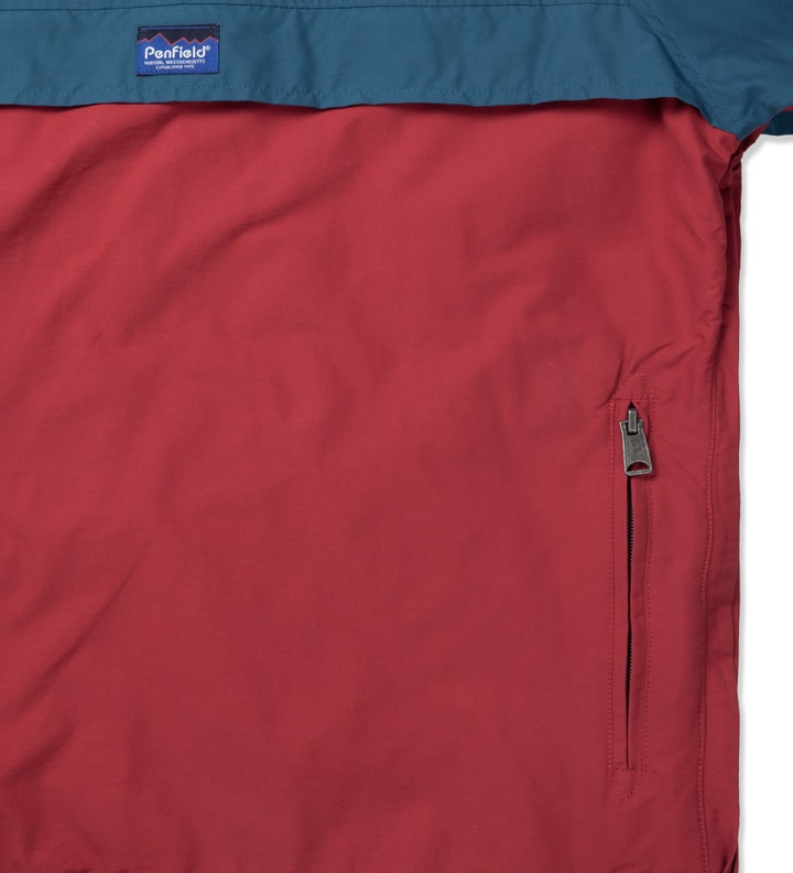 Petrol/Red ELK Pullover Hooded Anorak Placeholder Image