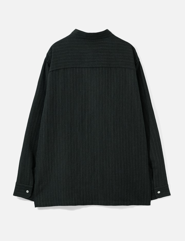 NÒMARHYTHM TEXTILE Pinstripe Double Button Shirt