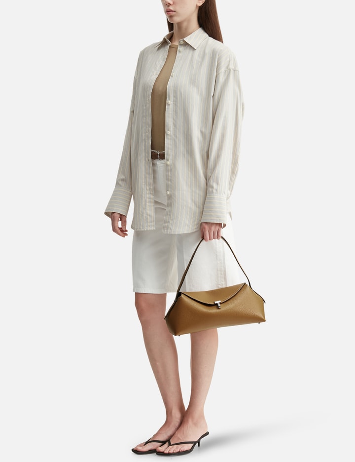 T-Lock Grained-Leather Shoulder view 6