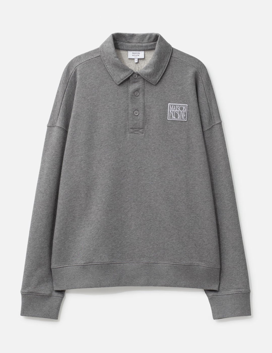 Stamp Oversize Polo Sweashirt view 7