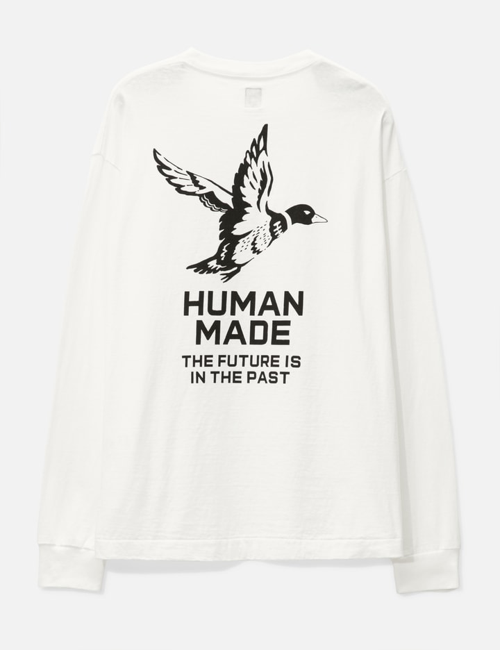 Shop Human Made Graphic L/s T-shirt In White
