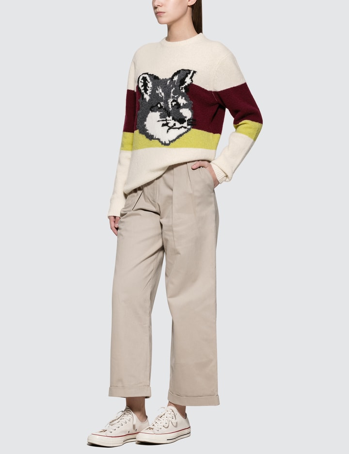 Color-block Fox Head Pullover Placeholder Image