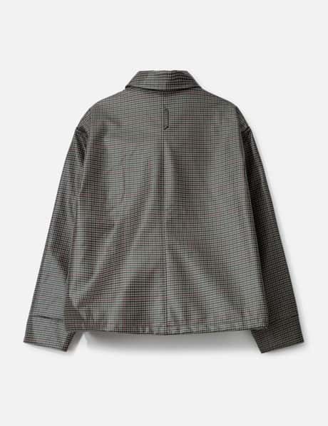 Reimagined Coated Houndstooth Check Jacket view 10