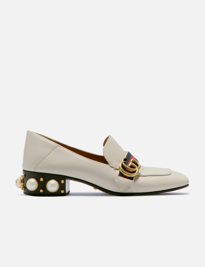 Gucci Gg Marmont Studs Shoes In White