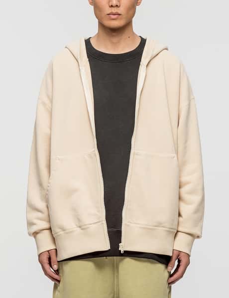 Boxy Fit Zip Through Hoodie