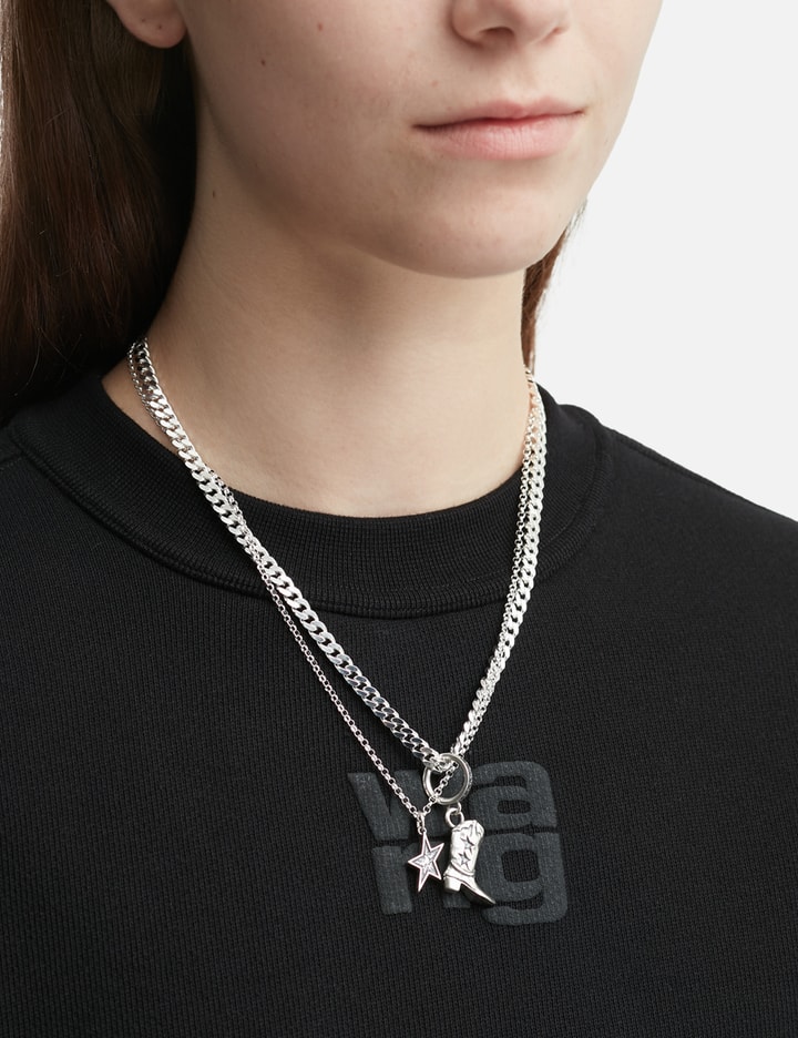 Twojeys Boot Double Chain In Metallic