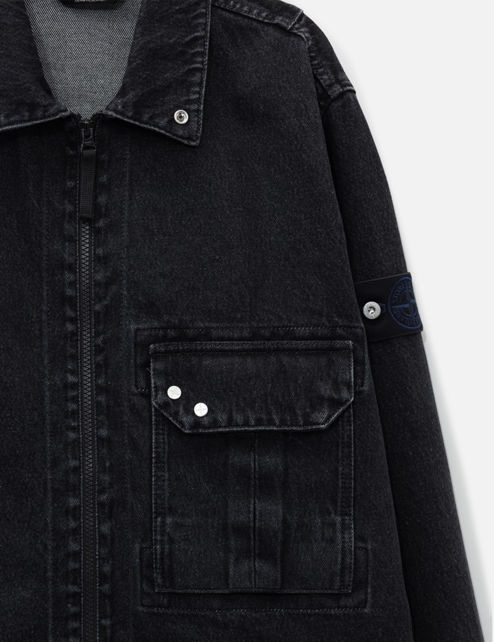 Stone Island Washed Denim Comfort-Fit Overshirt