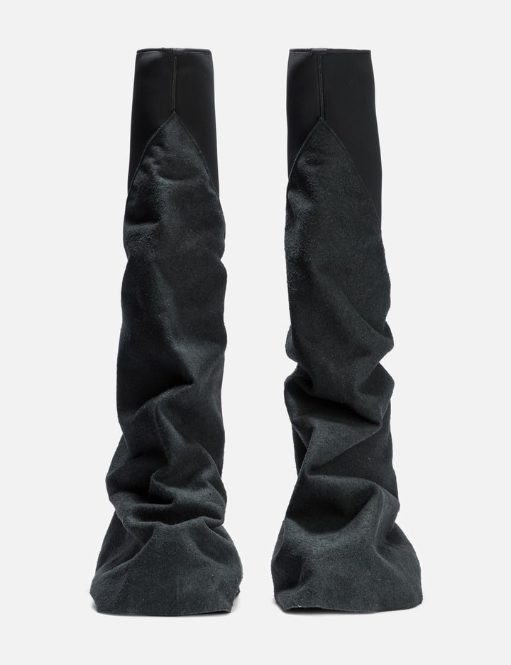 Faux Suede Fetish Boots Placeholder Image