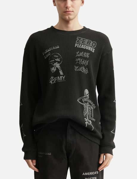 Zero X Pleasures Misled Thermal Long Sleeve view 11
