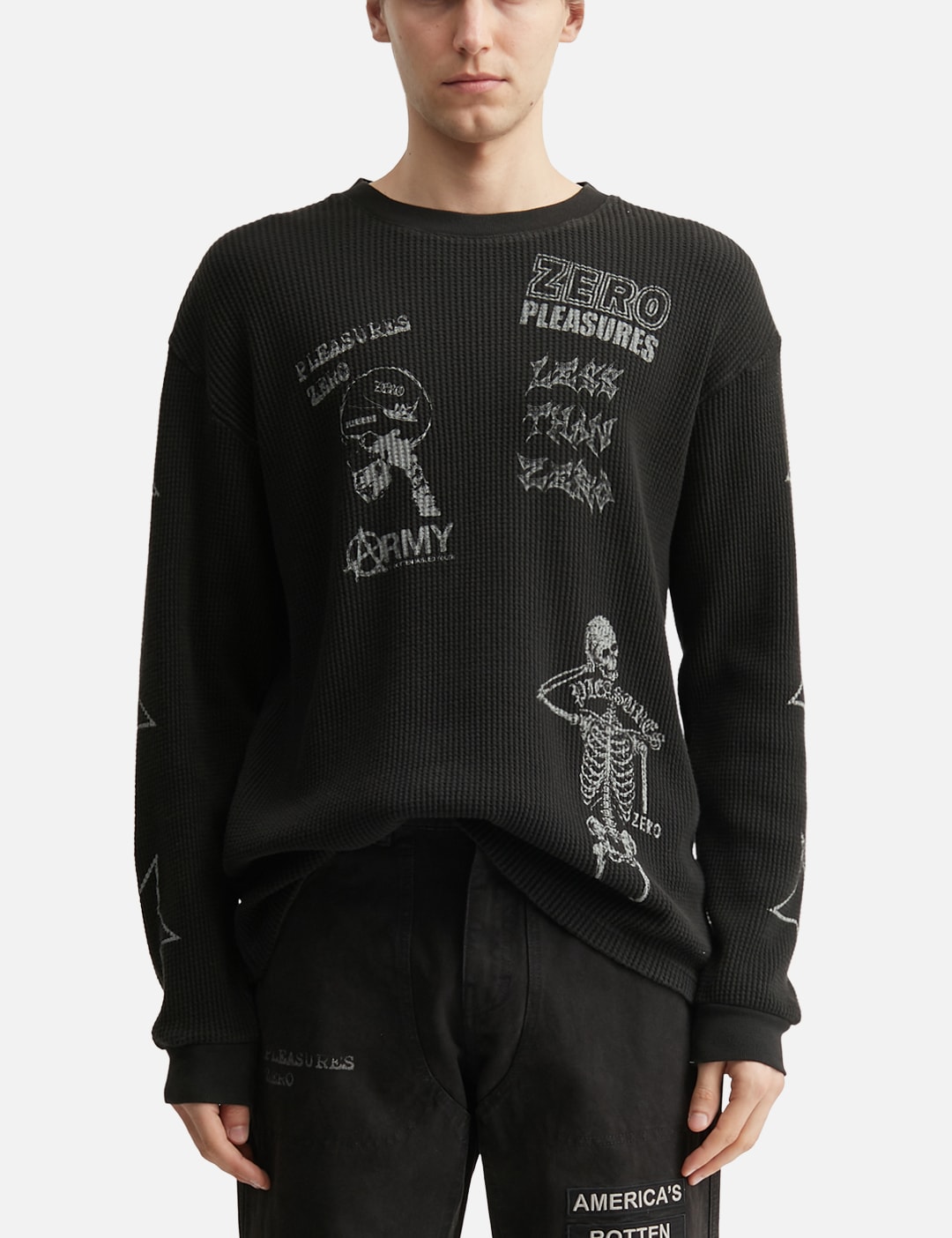 Zero X Pleasures Misled Thermal Long Sleeve view 12