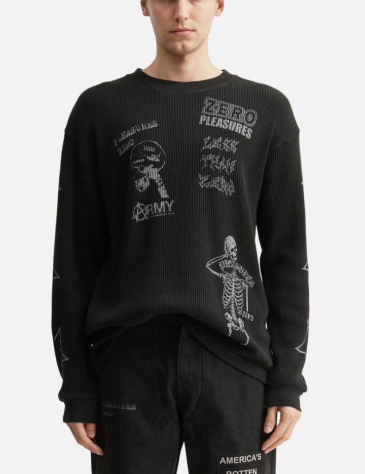 Pleasures Zero X Pleasures Misled Thermal Long Sleeve
