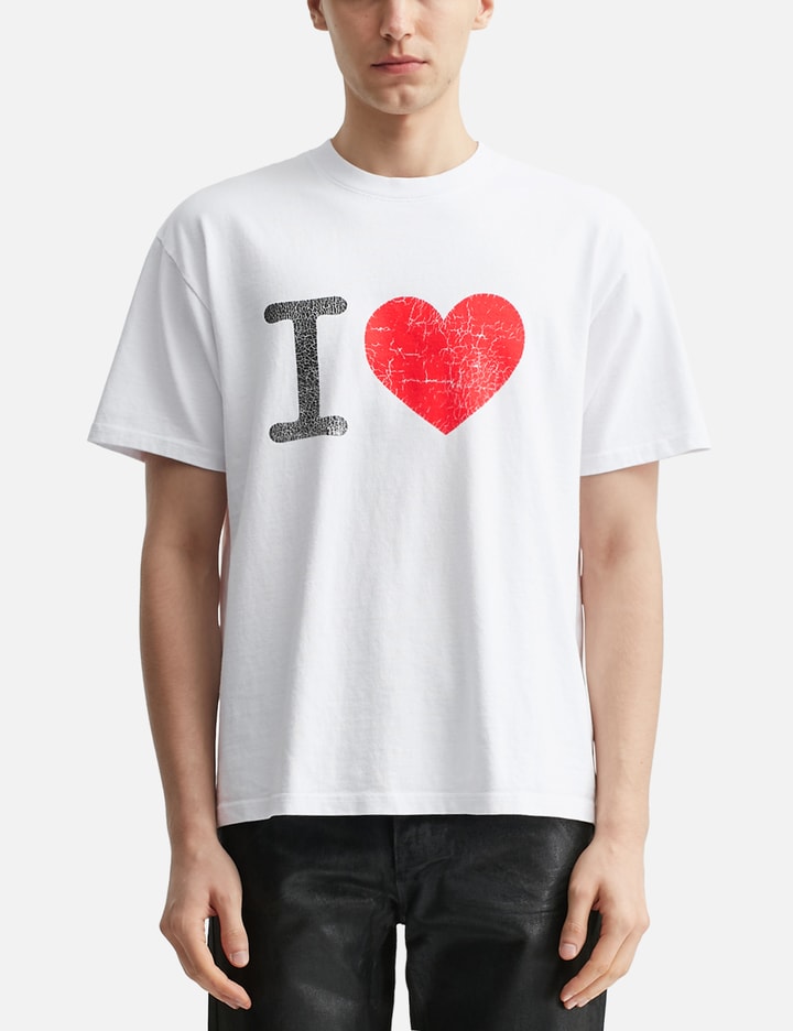 Basketcase I Heart T-shirt In White