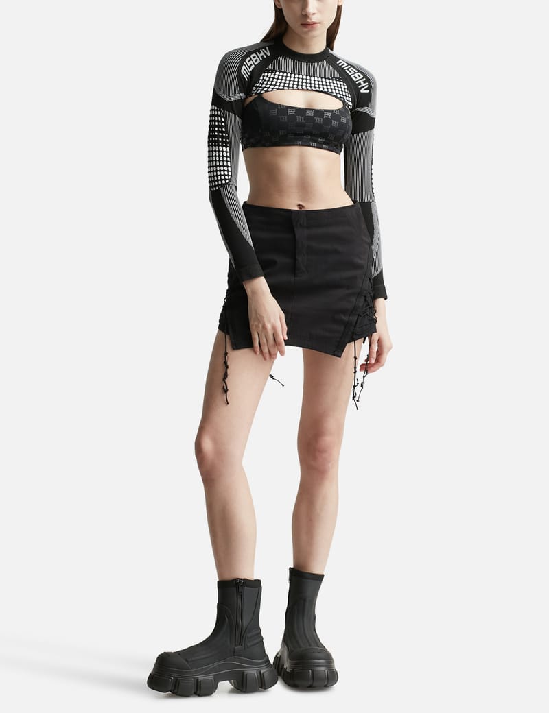 ミスビヘイブ レディース シャツ トップス Shrug