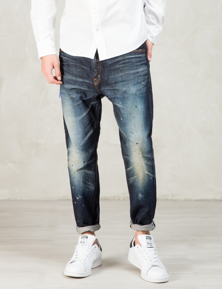 Denim By Vanquish & Fragment - Indigo One Year Washed Low Crotch 