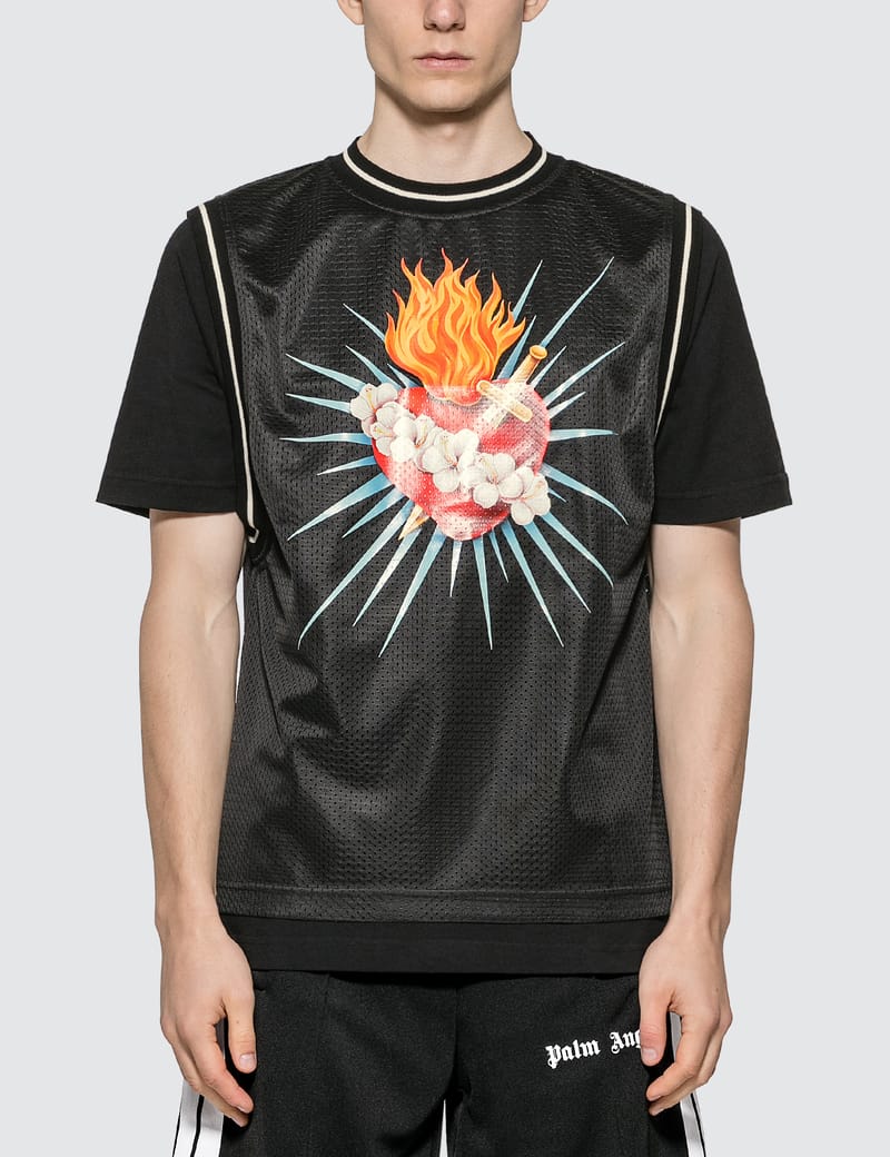 Layered Sacred Heart T-Shirt 