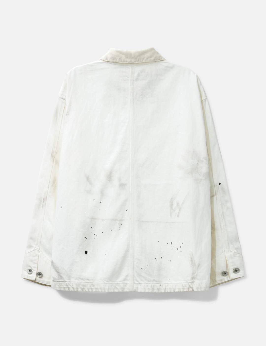 "Black & White" Washed Coverall Jacket view 9