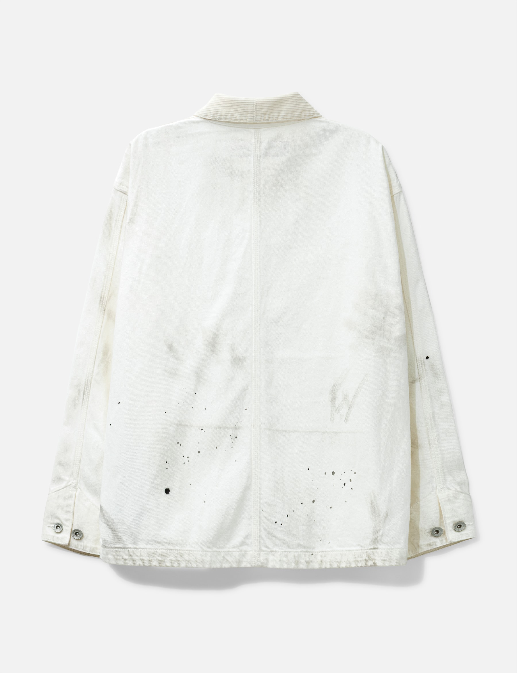 "Black & White" Washed Coverall Jacket view 17