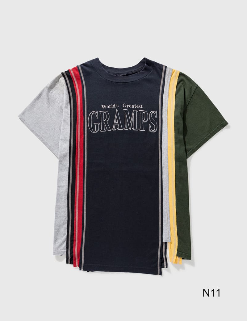 Needles ワイドショートアップサイクルTシャツ Needles ワイドショートアップサイクルTシャツ C99926278 - トップス