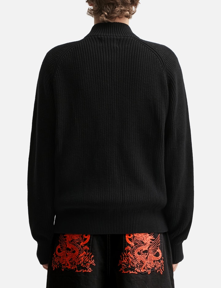 Butter Goods Butter Goods X Daniel Johnston Dragon Knit Zip-Thru Sweater