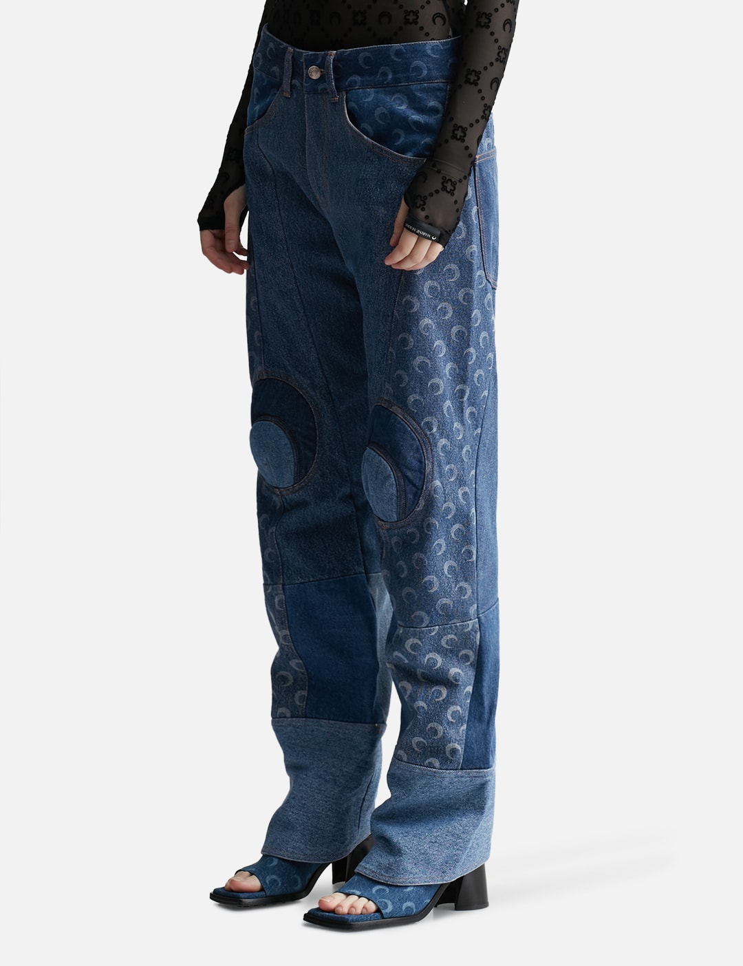 REGENERATED DENIM STRAIGHT LEG PANTS view 14