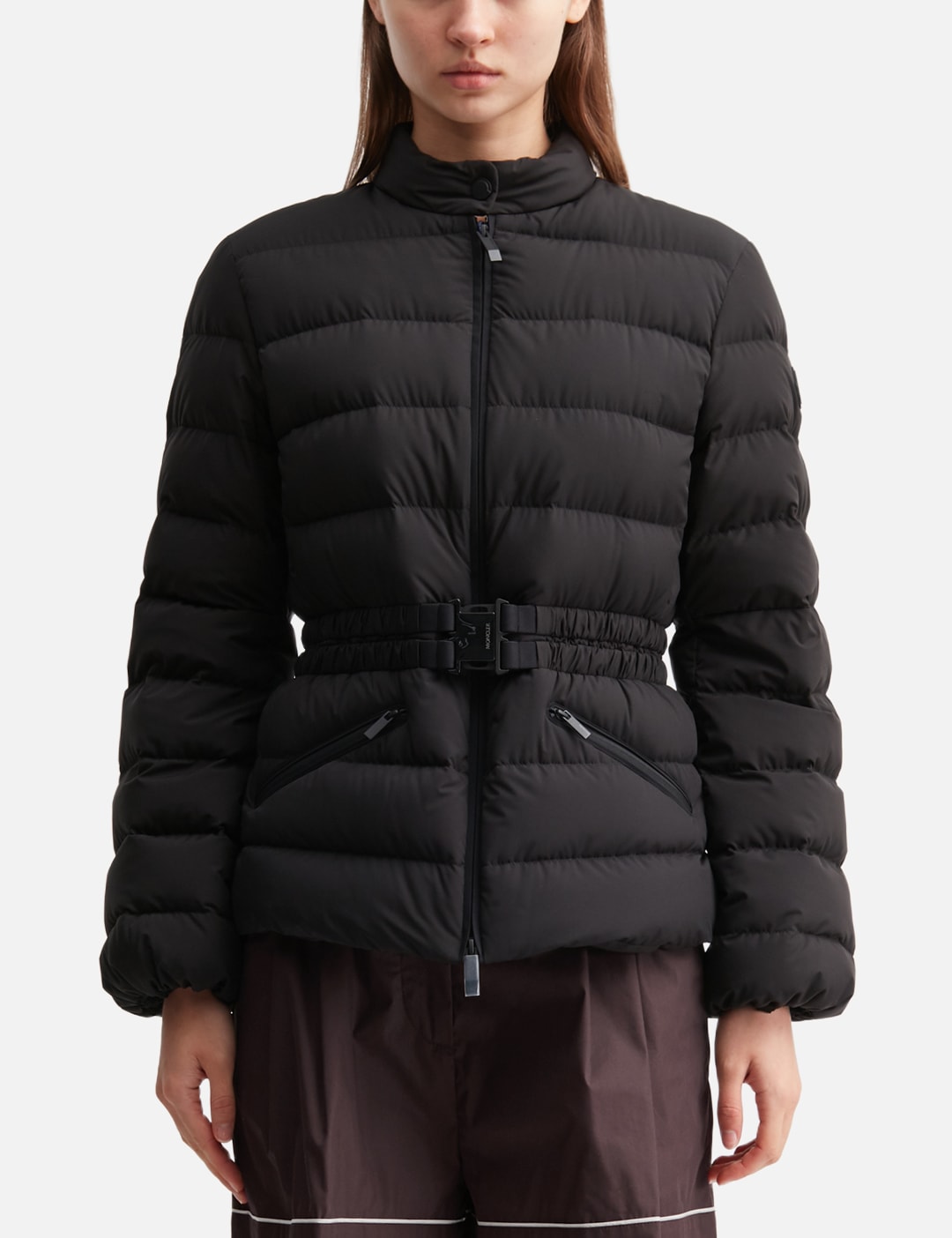 Esthetique Belted Short Down Jacket view 11