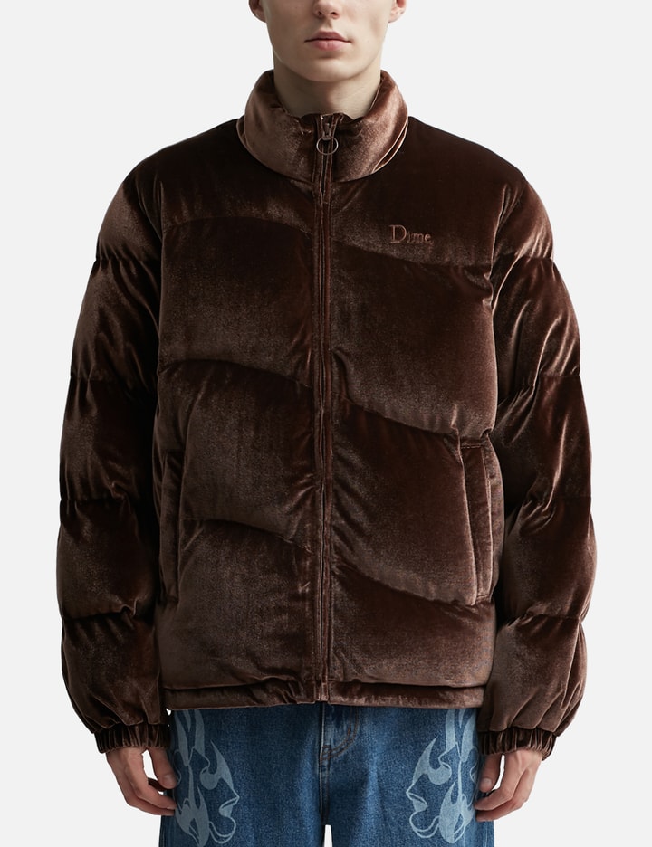 VELVET QUILTED PUFFER Placeholder Image