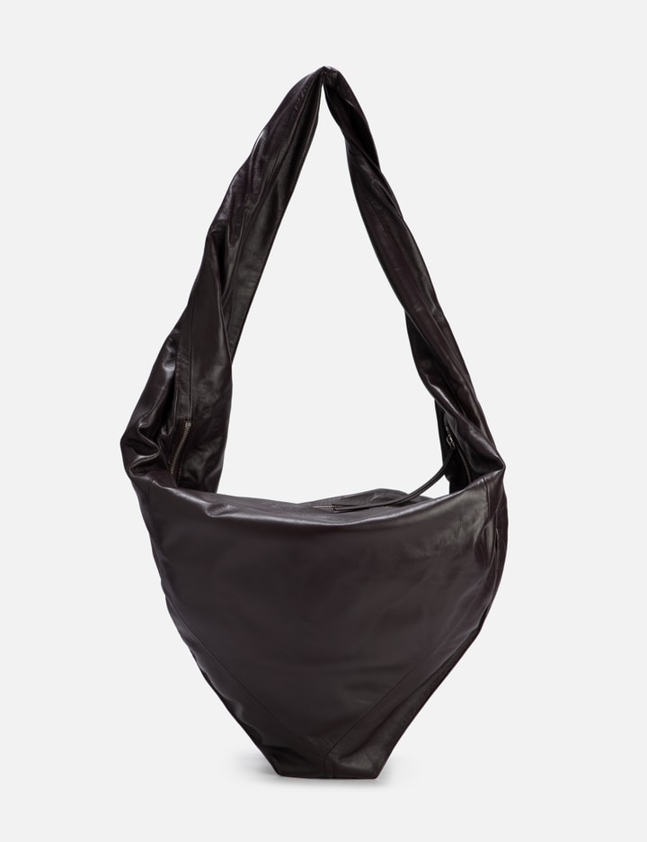 Shop Lemaire Scarf Bag In Brown